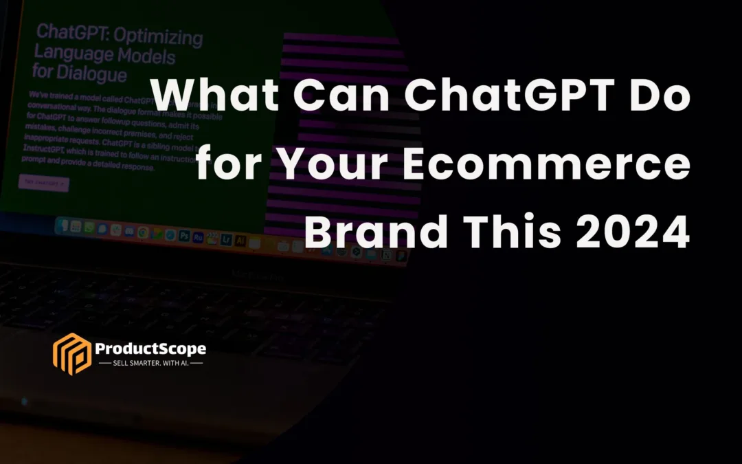 What Can ChatGPT Do for Your Ecommerce Brand This 2024