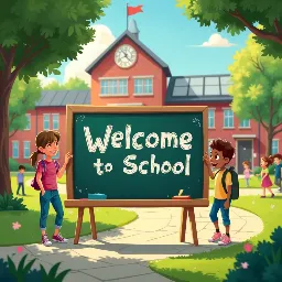 welcome back to school background 70