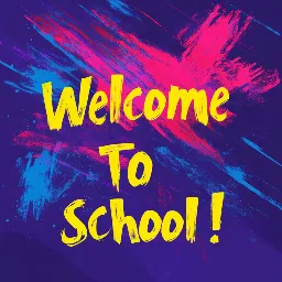 welcome back to school background 108