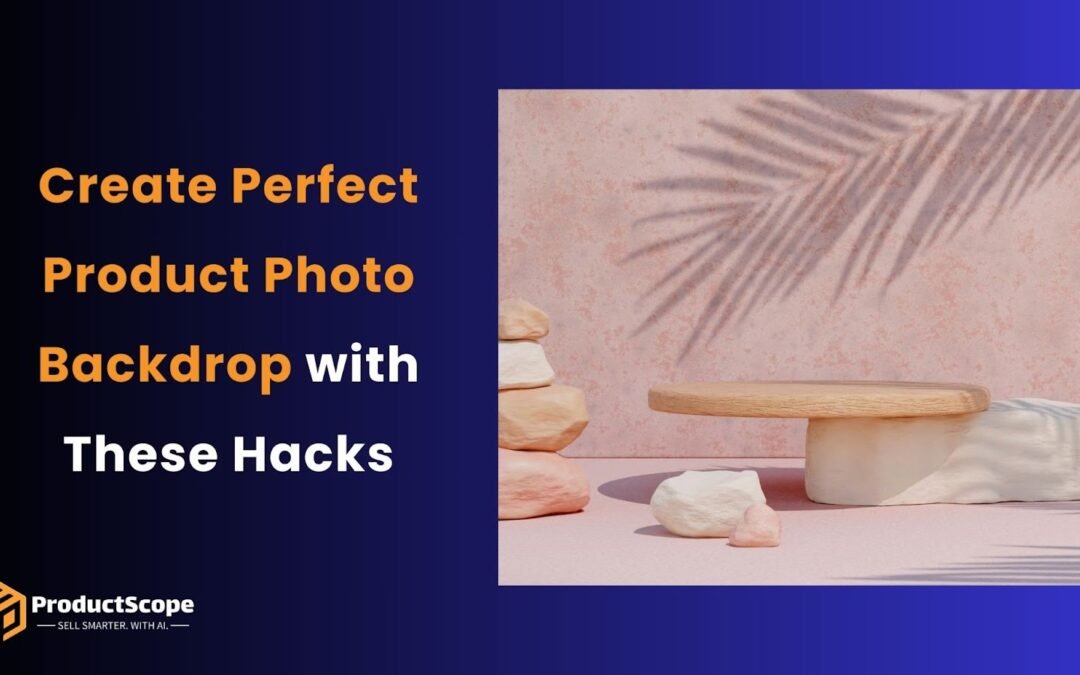 Create Perfect Product Photo Backdrop with These Hacks