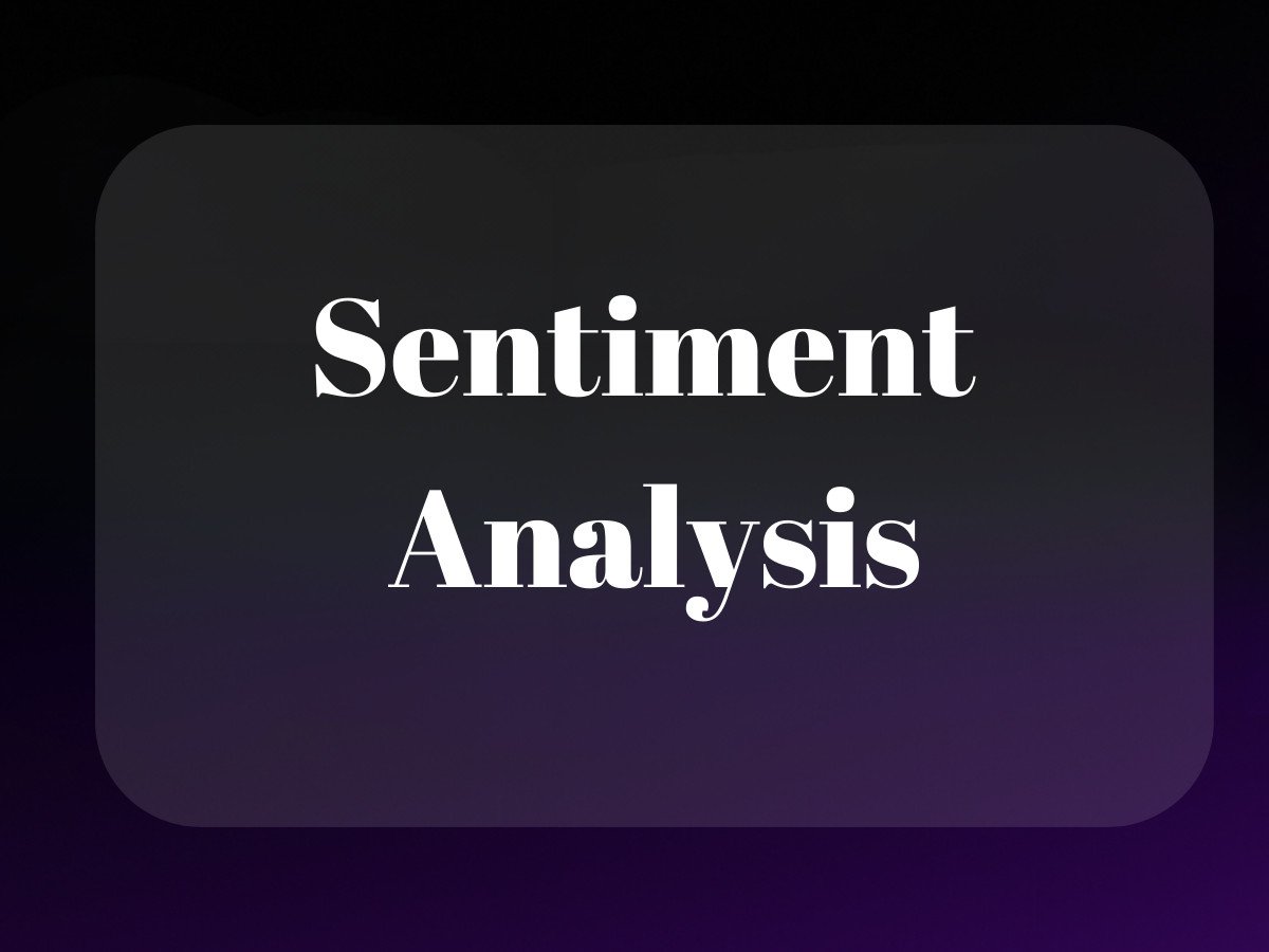 sentiment analysis